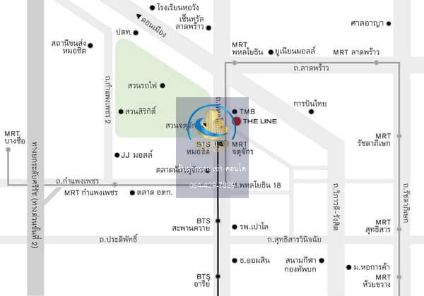 ให้เช่า คอนโด :  THE LINE Jatujak - Mochit 