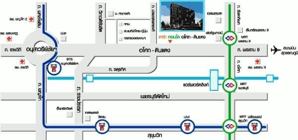 ให้เช่า คอนโด :  Casa Condo Asoke - Dindaeng  (คาซ่า คอนโด อโศก - ดินแดง)