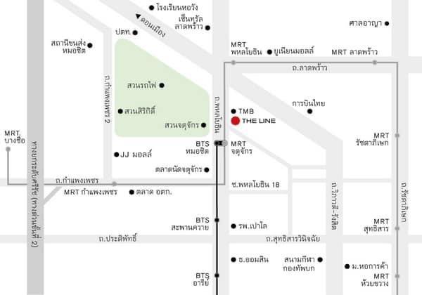 ให้เช่า คอนโด :  THE LINE Jatujak - Mochit 