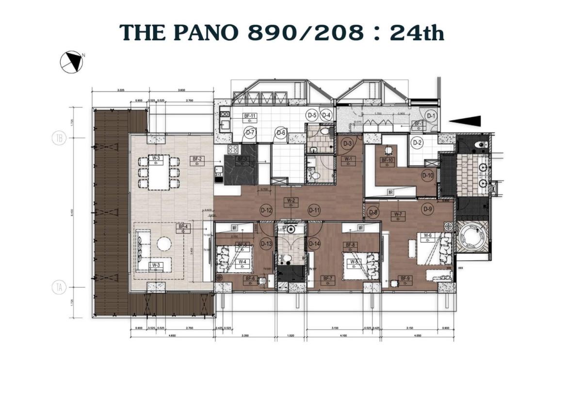 ให้เช่า คอนโด : The Pano Rama 3 