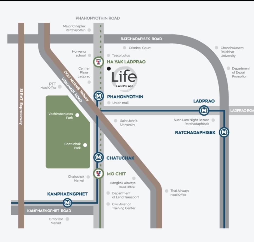 ให้เช่า คอนโด : Life Ladprao