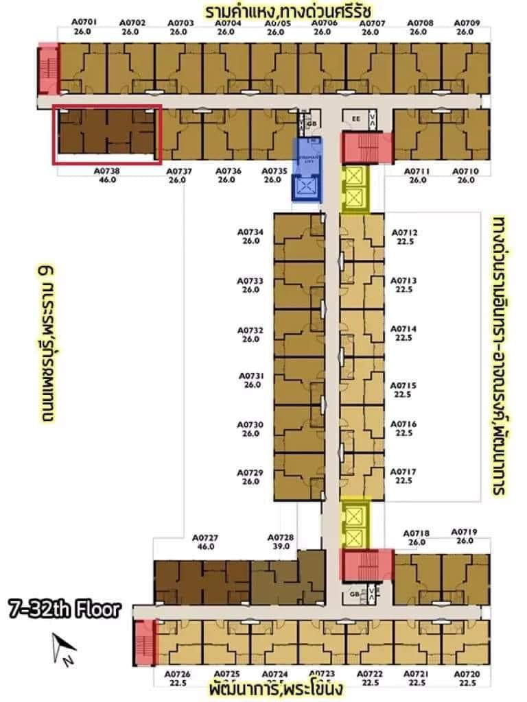 ให้เช่า คอนโด :  Plum Condo Ramkhamhaeng Station 