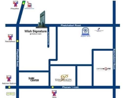 ให้เช่า คอนโด : Wish Signature Midtown Siam 