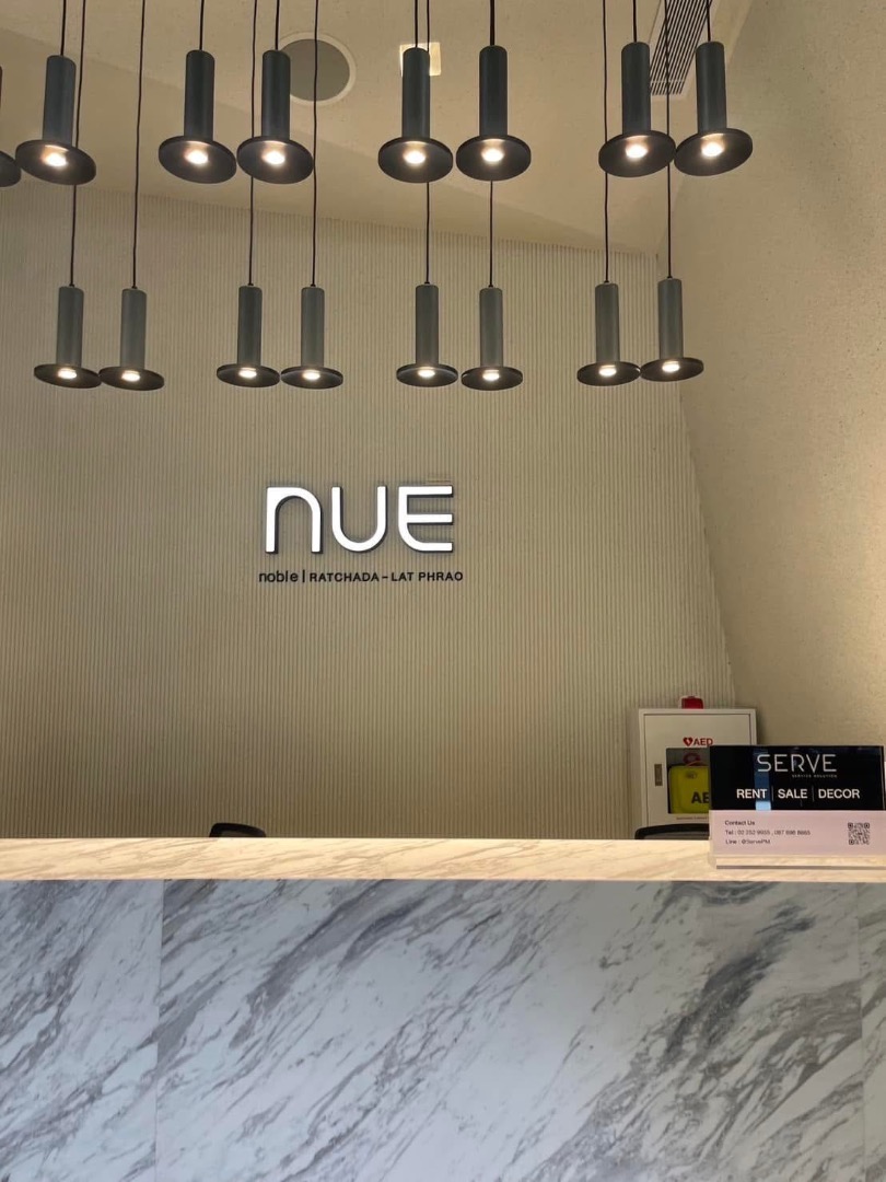 🎟️ #KB1924 🎉FOR RENT🎉 Nue Noble Ratchada - Lat Phrao 